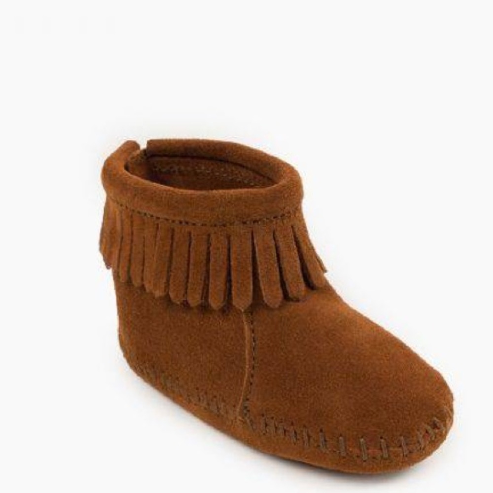 Minnetonka Back Flap Bootie - infant
